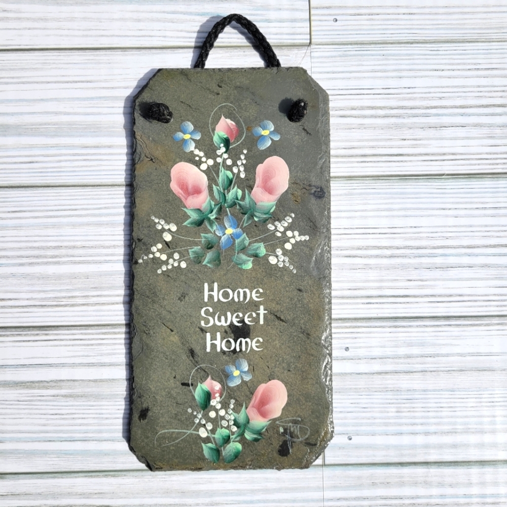 Home Sweet Home Handpainted Plaque